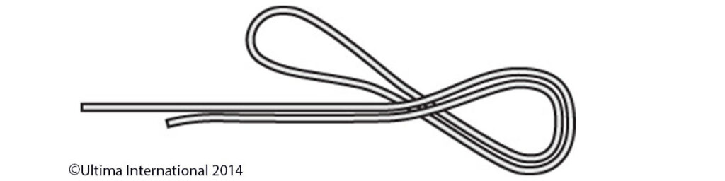 Figure of 8 Knot - Step 2 - Ultima UK How To Tie a Figure of 8 Knot - Step 2