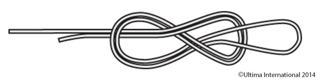 Figure of 8 Knot - Step 3 - Ultima UK How To Tie a Figure of 8 Knot - Step 3