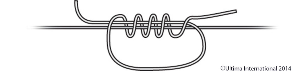 Slider Knot - Step 3 - Ultima UK How to Tie a Slider Knot - Step 3