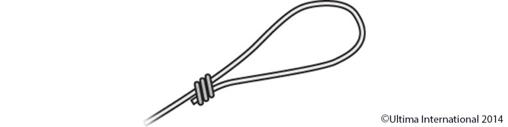 Sliding Loop Knot - Step 1 - Ultima UK How to Tie a Sliding Loop Knot - Step 1