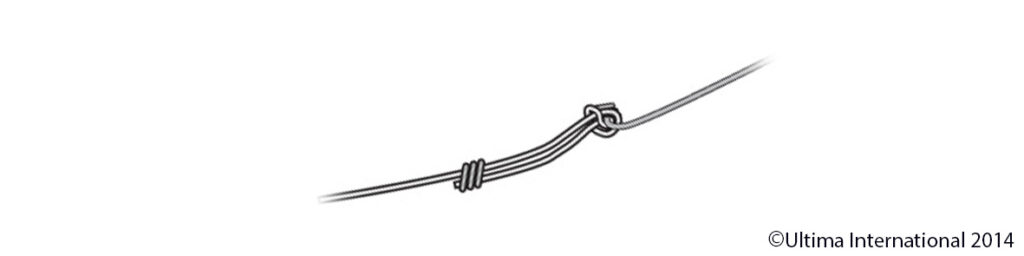 Sliding Loop Knot - Step 4 - Ultima UK How to Tie a Sliding Loop Knot - Step 3