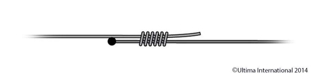 The Blob Knot - Step 5 - Ultima UK How to Tie a Blob Knot - Step 2