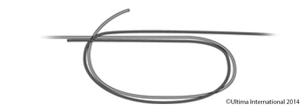 The Surgeons Knot - Step 3 - Ultima UK Step 3 of A Step by Step Guide of how to tie a Surgeons Knot