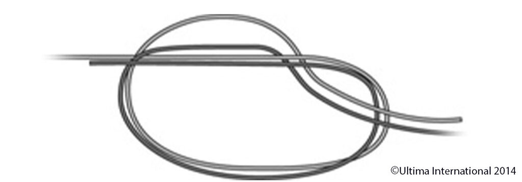 The Surgeons Knot - Step 4 - Ultima UK Step 4 of A Step by Step Guide of how to tie a Surgeons Knot