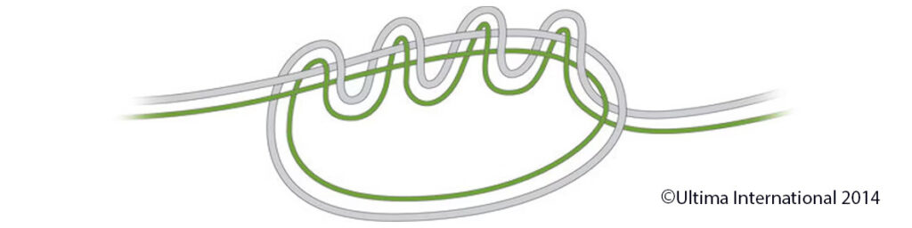 Water Knot - Step 3 - Ultima UK Step 3 of A Step by Step Guide to tie a Water Knot